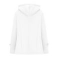 thumbnail image 6 of Buigttklop Women Winter Warm Hooded Jacket Long Sleeve Hooded Outerwear with Pocket, 6 of 6