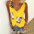 thumbnail image 2 of Ichuanyi Womens Tops, Summer Fashion Women's V-Neck Sleeveless Printing Camisole Vest Tee Tops Blouses, 2 of 9