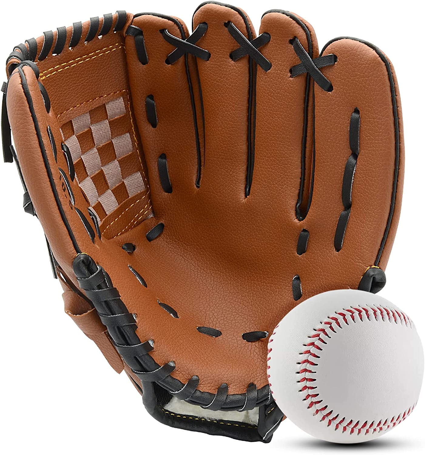 Baseball Glove and Ball Set for Kids Youth Adult, Softball Glove 10.5
