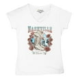 thumbnail image 5 of Nashville TN The Music City Women's V-Neck T-shirt Country Cowgirl Boots and Hat, 5 of 7
