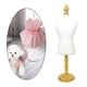 thumbnail image 5 of Doll Display Holder Maniquí Modelo Stand Accesorios con Base de forma forma forma Forma Maniquí Femenino para Mascotas Exhibición Amarillo Salvador perchas para muñecas, 5 of 10