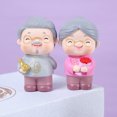 thumbnail image 3 of Weiweiguan Delicate Cake Decor Elder Statue Creative Cake Decor Birthday Bake Decor, 3 of 6