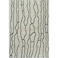 thumbnail image 2 of Rug Branch Domus Abstract Indoor Area Rug, Cream Black, Modern - Living Room, Bedroom, Dining Room, and Kitchen, 2 of 8