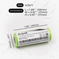 thumbnail image 3 of YUTSUJO (paquete de 5) 1.2V 1200mAh 4/5A Ni-MH batería para Lithonia ELB-1210N ELB-1201N KR-1500AUL KR1100AE KR-1200AUL ASC0086 Luz de emergencia de señal de salida, 3 of 5