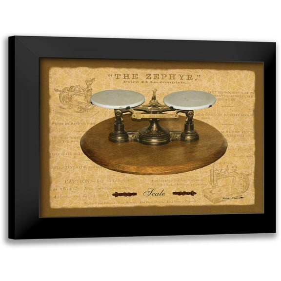 Ouimette, Gene 14x12 Black Modern Framed Museum Art Print Titled - General Store III