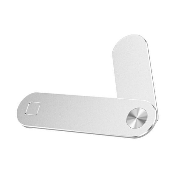 sweethay Soporte plegable para teléfono portátil Soporte para teléfono inteligente Accesorios para rack Plata Type3 NO3