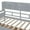 Gray, variant on AENKYO Twin Size Wooden Daybed Bed Frame with 2 Storage Drawers and Headboard Shelf, Solid Wood Sofa Bed, White