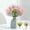 B, variant on 13.78in Summer Artificial Lavender & Tulip Bouquet – 12 Stems Mixed Floral Bundle in Pink & Yellow for Home Office DIY Wreath Wedding Centerpiece or Gift Decoration