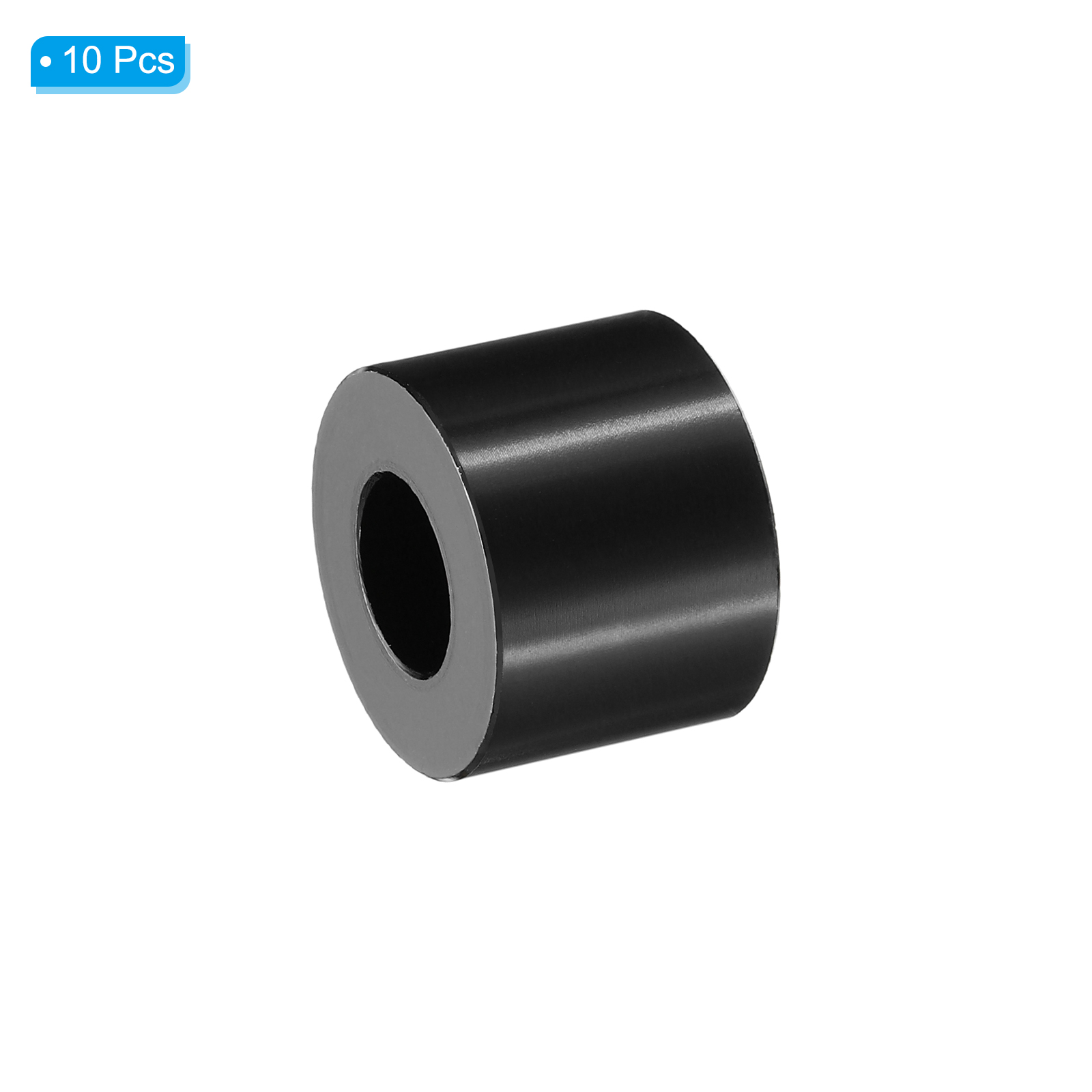 M12 Aluminum Spacers, 10 Pcs Metal Spacer Aluminum 1/2" ID x 1" OD x 3/4" L Standoff for 1/2" or M12 Screw Bolts