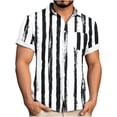 thumbnail image 2 of Mens Hawaiian Shirt Short Sleeve Dress Shirts for Men Button Down Cotton Floral Shirts Casual Tropical Beach Summer Shirts White 5XL, 2 of 7