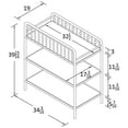 thumbnail image 7 of Little Seeds Monarch Hill Ivy Gold Metal Infant Changing Table, Gold, 7 of 7