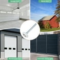 thumbnail image 6 of Uxcell 2-Pack Nylon Garage Door Rollers, 1.8" Garage Door Wheels 4.72" Stem, 6200zz for Garage Doors/Flap Doors, White, 6 of 6