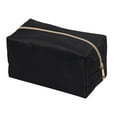 thumbnail image 3 of Travel Makeup Bag Lightweight Multifunctional Waterproof Portable Cosmetic Pouch Black, 3 of 7