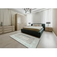 thumbnail image 5 of Ahgly Company Machine Washable Indoor Rectangle Contemporary Dark Goldray Area Rugs, 7' x 10', 5 of 7