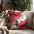 thumbnail image 3 of Throw Pillow Covers - Set of 4 Decorative Floral Printed Design Cushion Case for Home Decor Sofa Couch Chair Bed Patio Living Room Bedroom Car Office - 22x22 Inches, 3 of 9
