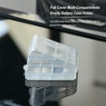 thumbnail image 3 of kurtrusly Étui à Piles Multi-Compartiments Organisateur de Sac pour Piles Rechargeables AA AAA Exploration en Plein Air Randonnée, 3 of 6