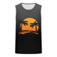 thumbnail image 3 of Camiseta sin mangas de cuello redondo para hombre, moda informal de verano, chaleco holgado, estampado deportivo, camiseta sin mangas de cuello redondo, blusa de poliéster para hombre, 3 of 3