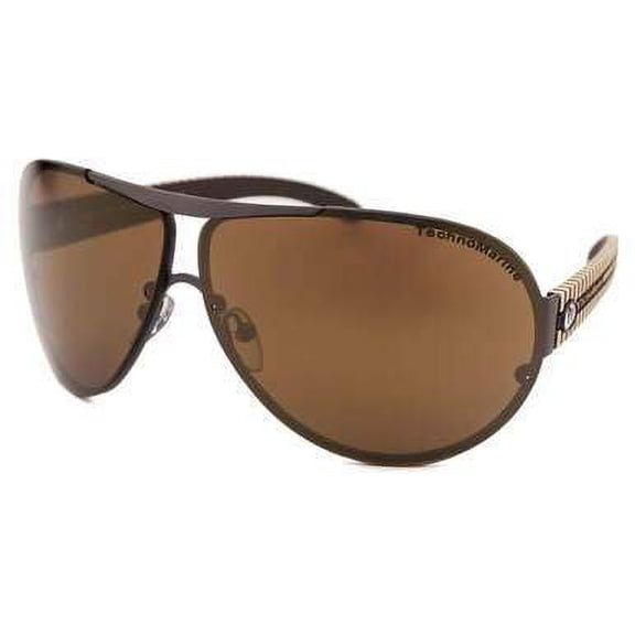 Technomarine Tmew007-05 Cruise Speedway Aviator Gunmetal Brown Mirrored Lenses