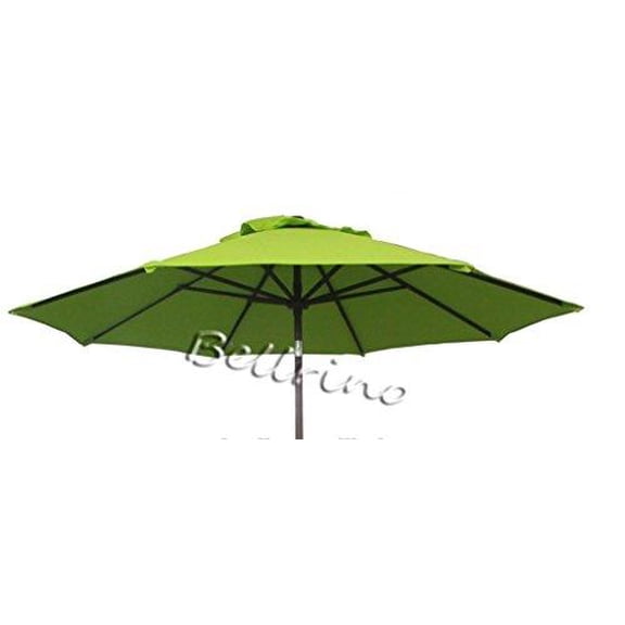 bellrino decor replacement sage green strong & thick umbrella canopy for 9ft 6 ribs sage green (canopy only)