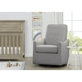 thumbnail image 3 of Delta Children Kenwood Slim Nursery Glider Swivel Rocker Chair, French Grey, 3 of 15