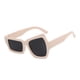 thumbnail image 1 of Gafas de sol divertidas, elegantes, versátiles, para conducir, irregulares gris beis, 1 of 9