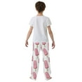 thumbnail image 5 of FORMRS Kids Pajama Pants with Pockets Size 6-8Y Boys Lounge Sleep Bottoms, Pink Ice Cream, 5 of 8