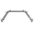 thumbnail image 4 of Aelia 13/16" Double Bay Window curtain rod Adjustable 20"-36", 38"-72" - Black,(ABay-60-2D), 4 of 4