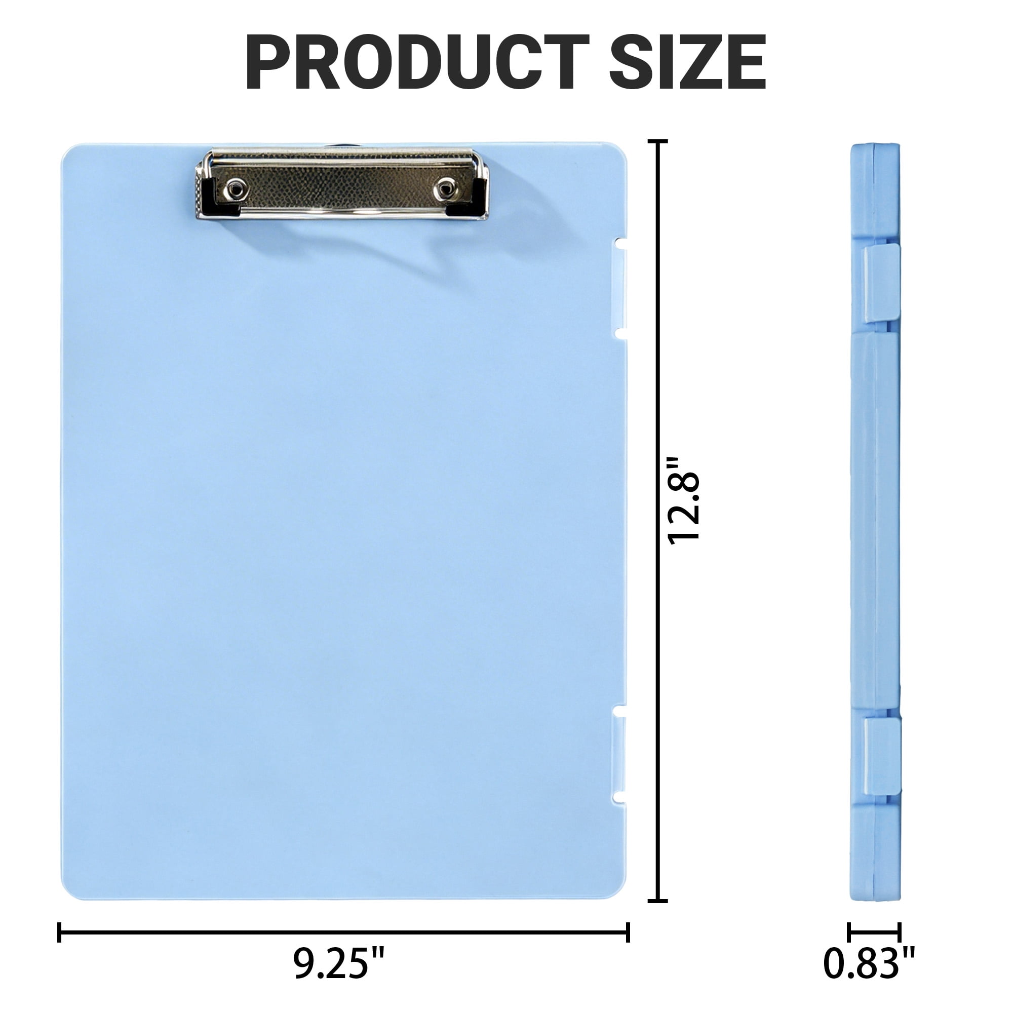 Nursing Clipboard with Storage, Heavy Duty Portable Writing A4 Clip Board with Compartment Organizer, Document Storage Case for Nurses Students Office