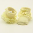 thumbnail image 3 of Ame 1Pair Newborn Toddler Baby Girls Sock Children Princess Bowknot Lace Flowers Short Socks Summer Cotton Ruffle Frilly Trim Ankle Socks 0-6M, 3 of 6
