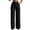 Black, variant on Sexlip Women's Pants All Season straight fit wide leg high waist solid color with pockets stretchy casual easy to match Yellow M