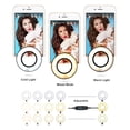 thumbnail image 3 of Seitruly Soporte de luz para Selfie, 24 LED, Clip en soporte para teléfono móvil, soporte Flexible Teléfono y Comunicación, 3 of 6