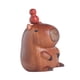 thumbnail image 5 of Figura de madera de capibara, adorno de escritorio, centro de mesa, tablero de instrumentos de coche coleccionable estatua, 5 of 9
