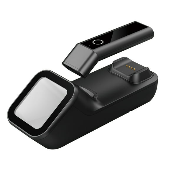 Riwcyla 3,in,1 Handheld 1D Bar Code Reader Support & 2.4G Wireless & USB Wired Connection with Charging & Scanning Base Compatible with Windows Android iOS for Supermarket Logistics Warehouse Mob