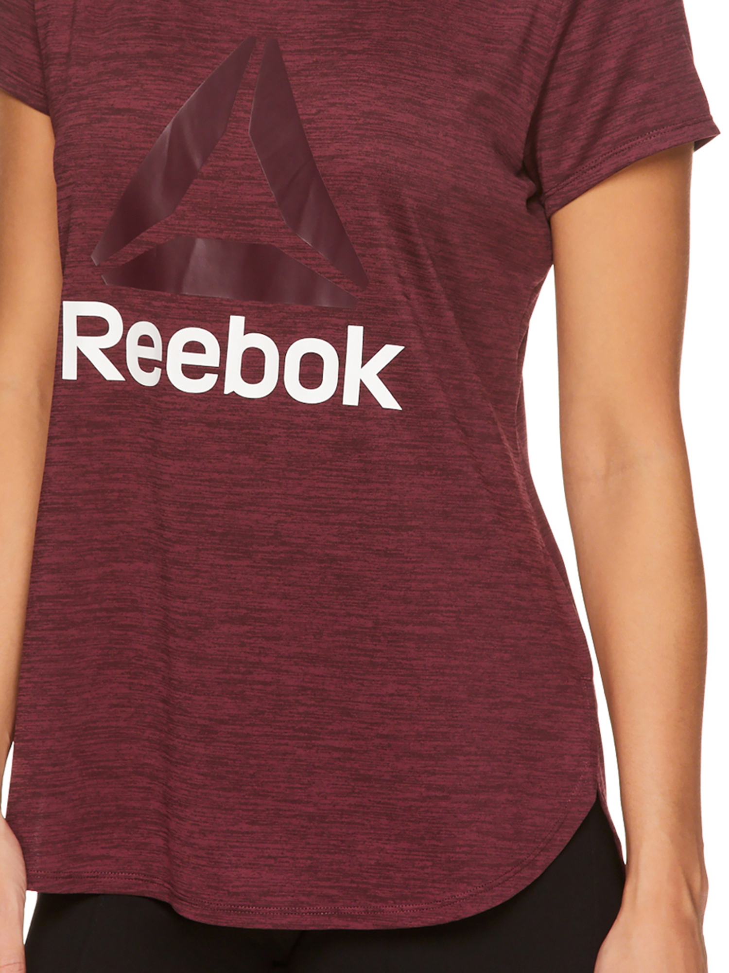 Reebok Womens Cap Sleeve Jersey Tee Shirt - image 4 of 4