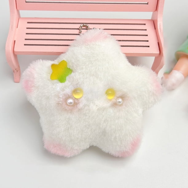 Llavero Portátil Xihbxyly Colgante de peluche Siamés con chirrido Accesorio para Niños y niñas