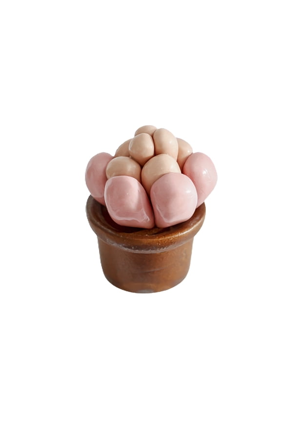 Ceramic Cactus Flowers For Table Top - Unique Decorative Ceramic Succulent Plants Tablescape