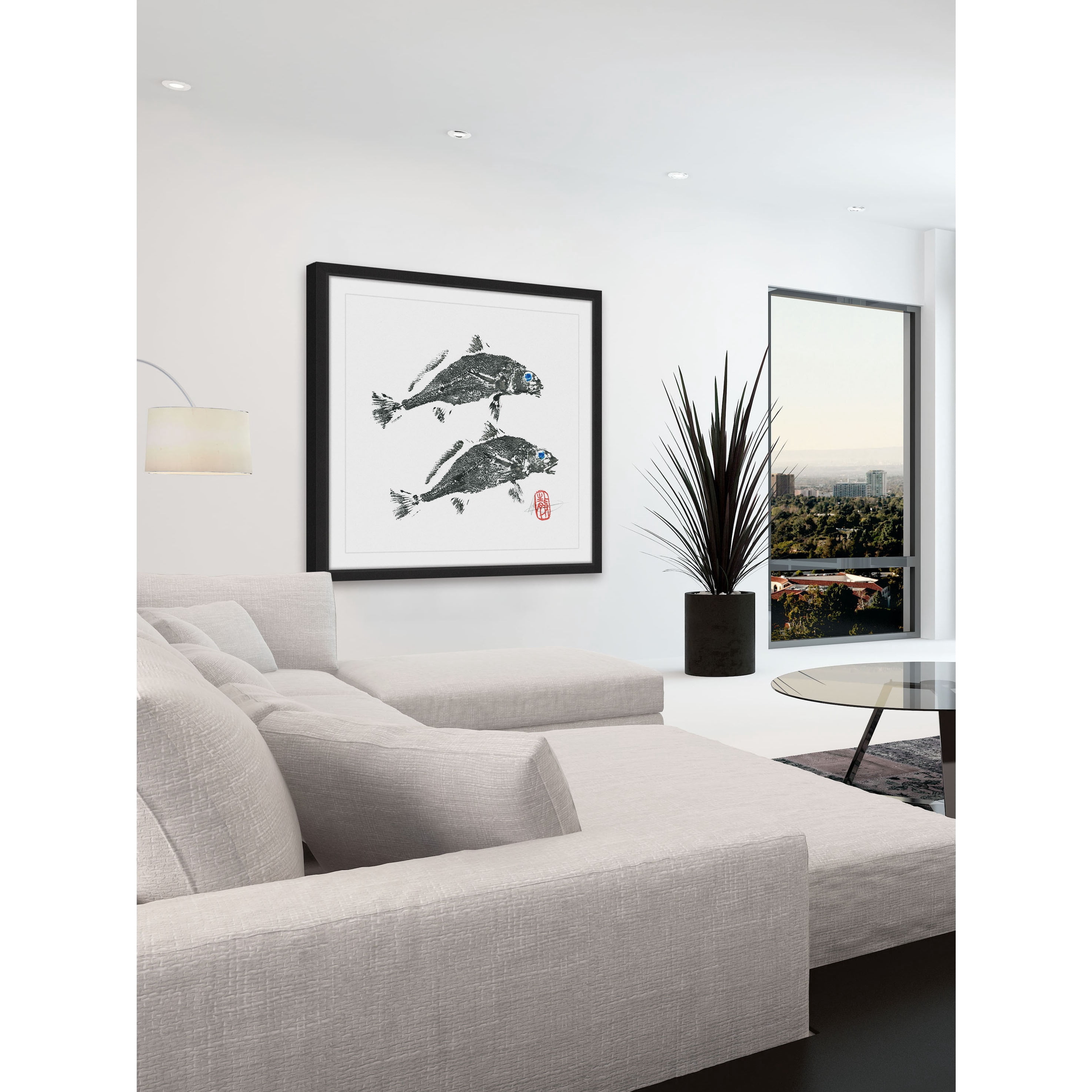 "Let's Go Together" Framed Painting Print