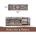 thumbnail image 2 of -Runner Rug X Rugs for Living Room- Machine Washable Rug-Soft Living Room Rug-Vintage Non Slip Carpet-Rugs for Bedrooms Dining Office, 2 of 7