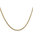 thumbnail image 2 of 14K Yellow Gold Franco Chain Necklace 24 inch 1.3 mm with Lobster Clasp, 2 of 4