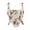 Beige, variant on Adjustable Renaissance Corset Top for Women Lace Up Boned Bustier with Vintage Floral Design Bridal Shapewear
