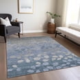 thumbnail image 6 of Addison Rugs Chantille Indoor/Outdoor Transitional Floral Denim Machine Washable Rectangle Rug, 3' x 5', 6 of 8