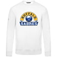 thumbnail image 2 of Men's Levelwear White Buffalo Sabres Zane Banner Arch Pullover Sweatshirt, 2 of 3