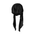 thumbnail image 6 of Women Muslim Headscarf Hat Pre Tied Hair Loss Turban Solid Color Chemo Baseball Cap Slouchy Bonnet Head Cover, 6 of 7