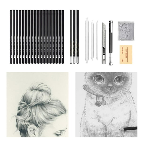 Sketching Pencil Set, Drawing Pencils and Sketch , Includes Pencils