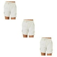 thumbnail image 3 of Sonducket Pantalones de carga para dama Pantalones cortos de bolsillo Cintura suelta Pantalones de verano Casual Stretch Streetwear Damas para Type1 NO1, 3 of 6
