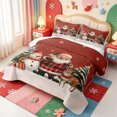 thumbnail image 3 of Manfei Elegant Christmas Animal Cow Bed Spread Queen,Western Xmas Festive Queen Coverlet Set,3pcs,1 Quilt and 2 Pillowcases, 3 of 7