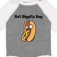 thumbnail image 4 of Inktastic Hotdog Hot Diggity Dawg Boys or Girls Long Sleeve Baby Bodysuit, 4 of 5