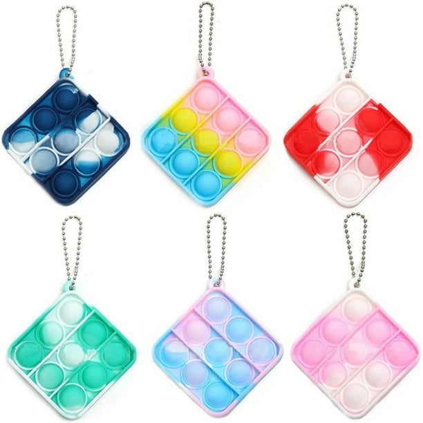fidget pop it key chain
