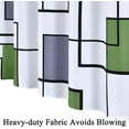thumbnail image 6 of Modern Shower Curtain Black and White Shower Curtain for Bathroom,Gray Shower Curtain Set Water Repellent Bath Curtain with Hooks Machine Washable,Sage Green, 72W x 72L, 6 of 6