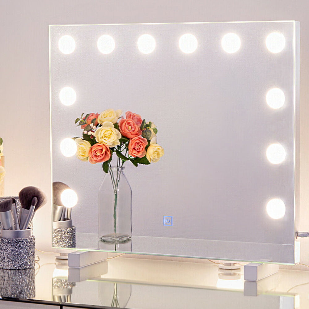 Chende Dimmable Lighted Vanity Mirror, How To Change Bulb In Illuminated Mirror